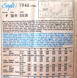 1946 style coat bk